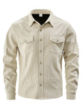 Men's Slim Fit Sporty Jacket | 100% Polyester, Patch Pockets, Curved Hem | HOORIVA