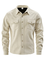Men's Slim Fit Sporty Jacket | 100% Polyester, Patch Pockets, Curved Hem | HOORIVA