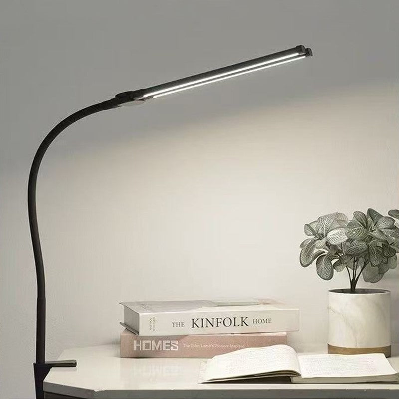 Double Head LED Desk Lamp – Dimmable, 3 Colour Modes & 360° Gooseneck | USB Powered