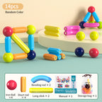 Magnetic Building Blocks Educational Toy Set | 14 to 149 Pieces | Kids STEM Construction Toy