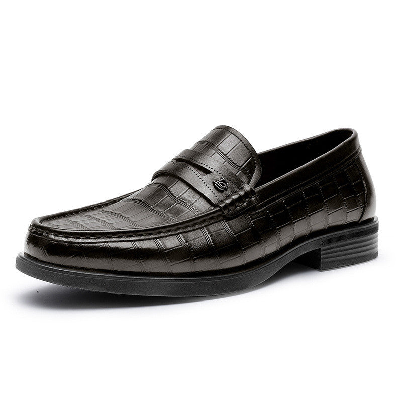 Men's Genuine Cowhide Leather Shoes | Breathable, Round Toe, 2 Colours, EU 38-44