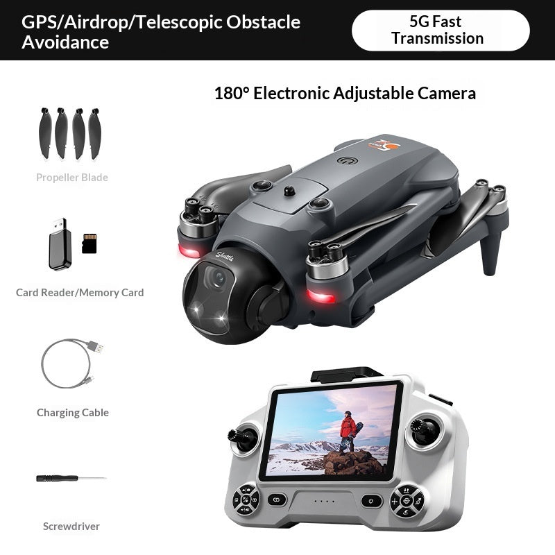 GPS Smart Positioning Drone with Dual Cameras – Alloy RC Aerial Photography