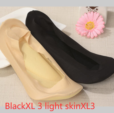 3D Air Cushion Invisible Boat Socks | Massage Sole, Silicone Grip, No-Show Women's Socks | HOORIVA