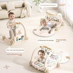 Baby Shark Gym Pedal Piano & Walker Toy | Sensory Activity Centre for Infants 0-3 Years