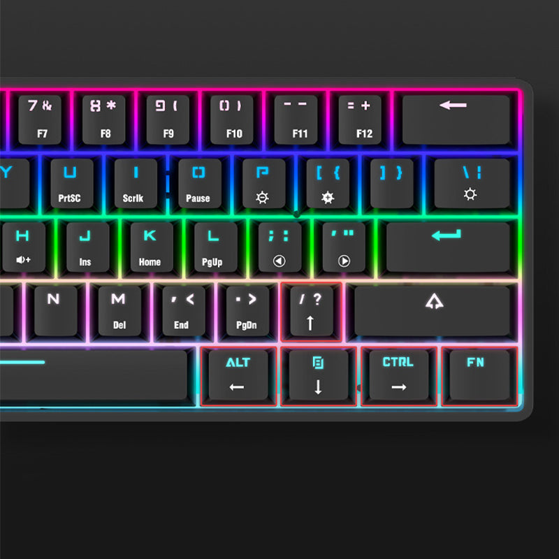 60% Bluetooth Mechanical Keyboard – Hot-Swap, RGB, PBT Keycaps