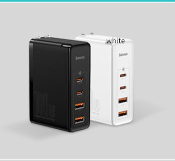 100W GaN 4-Port Fast Charger | Gallium Nitride USB Charging Adapter