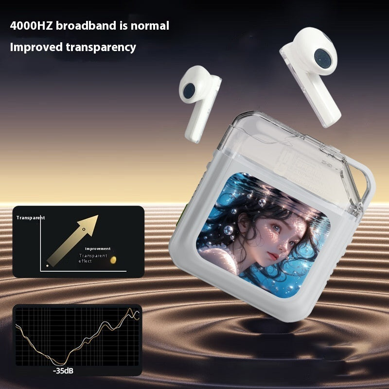 ANC Bluetooth In-Ear Headset with Colour Screen Display – 8+ Hour Battery