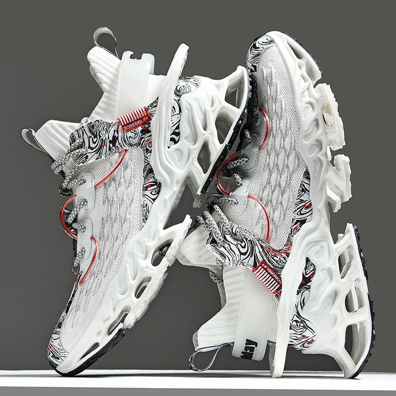 High-Top Mesh Sports Sneaker | Breathable, Rubber Sole, 3 Colours, EU 39-46