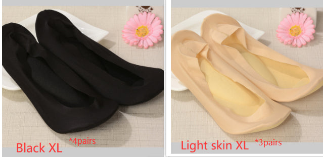 3D Air Cushion Invisible Boat Socks | Massage Sole, Silicone Grip, No-Show Women's Socks | HOORIVA