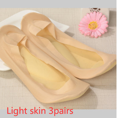 3D Air Cushion Invisible Boat Socks | Massage Sole, Silicone Grip, No-Show Women's Socks | HOORIVA
