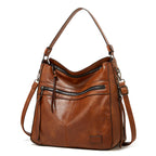 PU Leather Women's Shoulder Crossbody Tote Bag — Large Capacity, 6 Colour Options