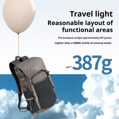 22L Ultralight Dacron Flip-Top Hiking Backpack – Expandable Burden-Reducing Rucksack in 7 Colours