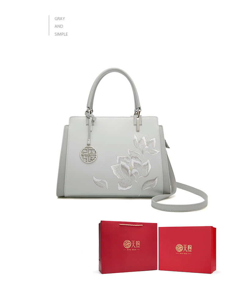 Chinese Style Women's Handbag — Gift Box Option, Mother's Day & Holiday Gift, 12 Variants