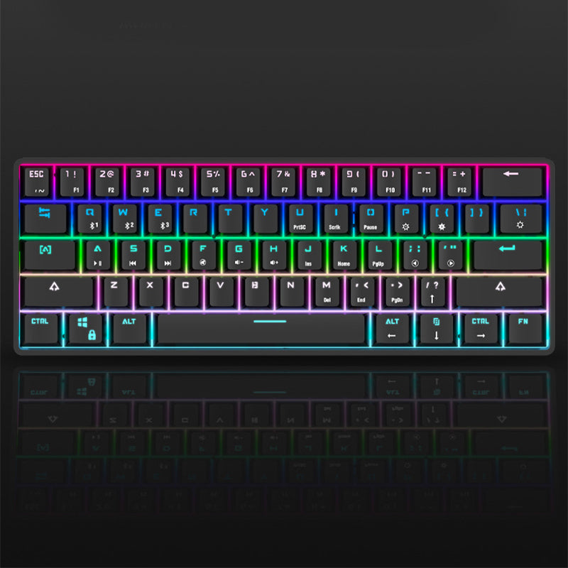 60% Bluetooth Mechanical Keyboard – Hot-Swap, RGB, PBT Keycaps