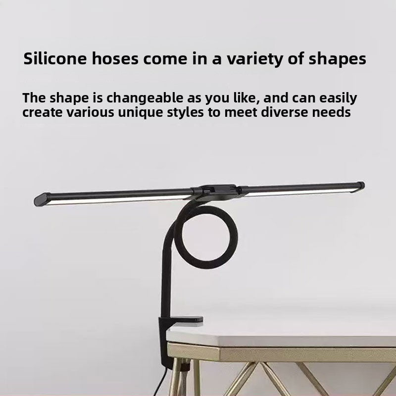Double Head LED Desk Lamp – Dimmable, 3 Colour Modes & 360° Gooseneck | USB Powered