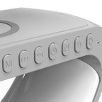 Smart LED Atmosphere Lamp – 15W Wireless Charger, Bluetooth Speaker & App Control Bedside Light