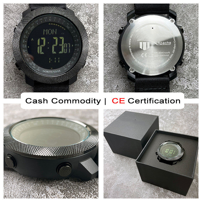 Fashion Outdoor Sports Smart Watch – Waterproof Sporty Design with Silicone & Nylon Straps