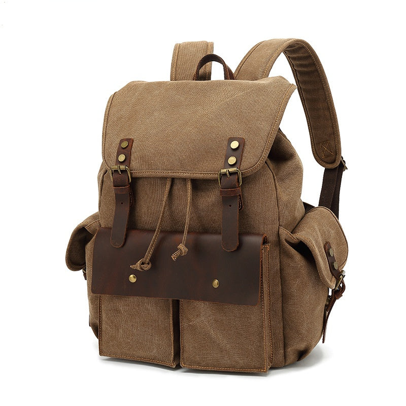 Retro Wear Resistant Canvas Backpack