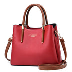 PU Leather Women's Shoulder Handbag — Vertical Square, Zipper, 7 Colours