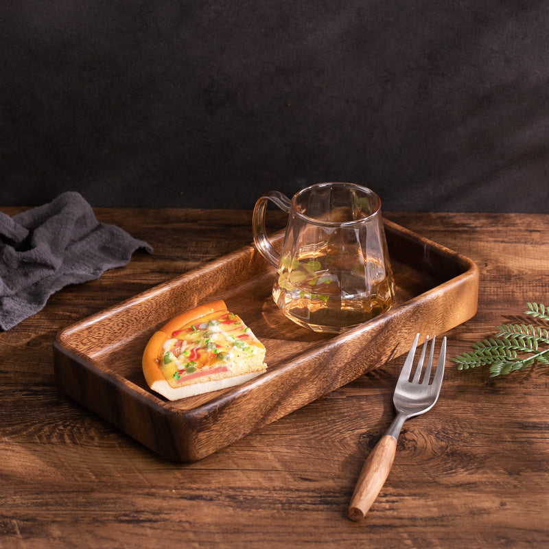 Walnut Wooden Serving Tray | Fruit & Storage Tray – Multiple Sizes