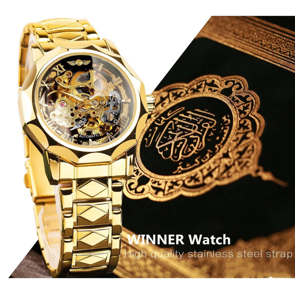Men's Retro Luxury Automatic Mechanical Watch | Luminous Business Wristwatch GMT12392