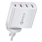 Fast Charge Phone Charger – 4-Port PD & QC USB Wall Charger