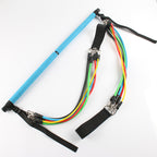 بار بيلاتس مع أحزمة مقاومة - مجموعة محمولة لتمارين المنزل واليوغا