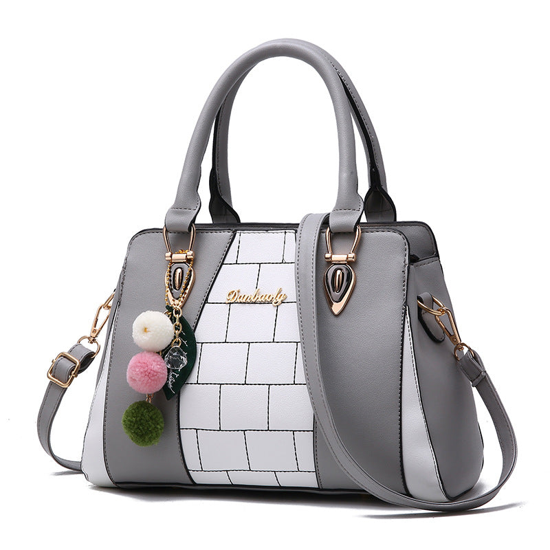 Women's Large PU Leather Shoulder Bag – Spacious Tote Handbag with Zipper