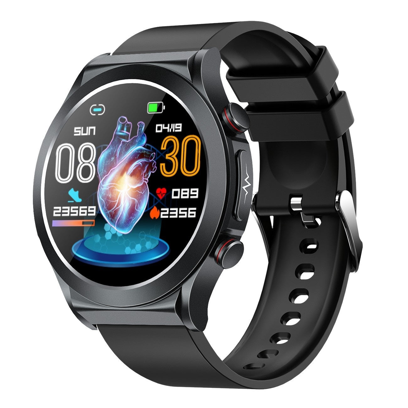 Smart Watch – Swim Waterproof, Wireless Charging, Heart Rate & Android Compatible | 6 Strap Styles