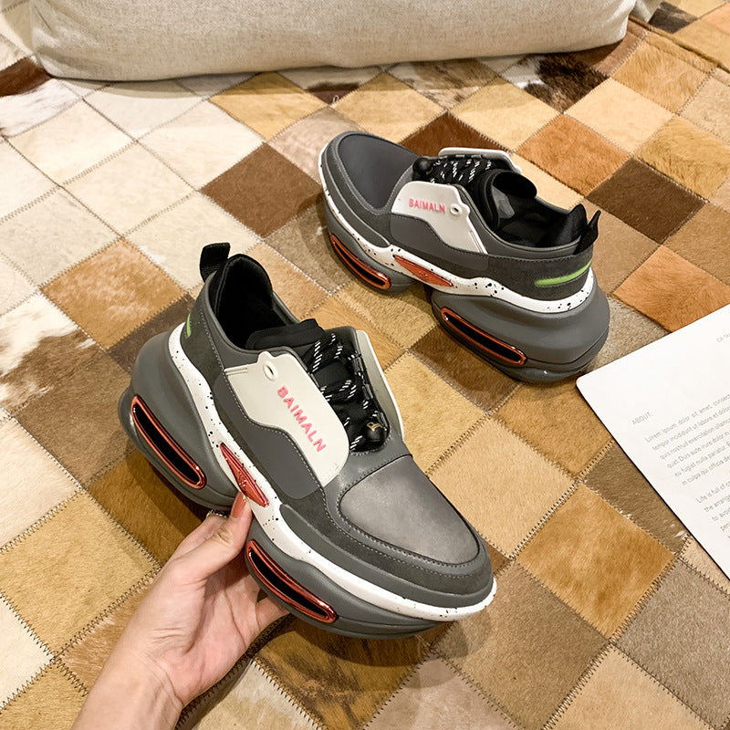 Women's Hollow Stretch Platform Sneakers – Heightened Casual Shoes