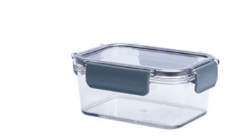 Airtight Square Food Storage Box with Lid – Clear Fresh-Keeping Container with Silicone Seal (450ml / 800ml / 1100ml)