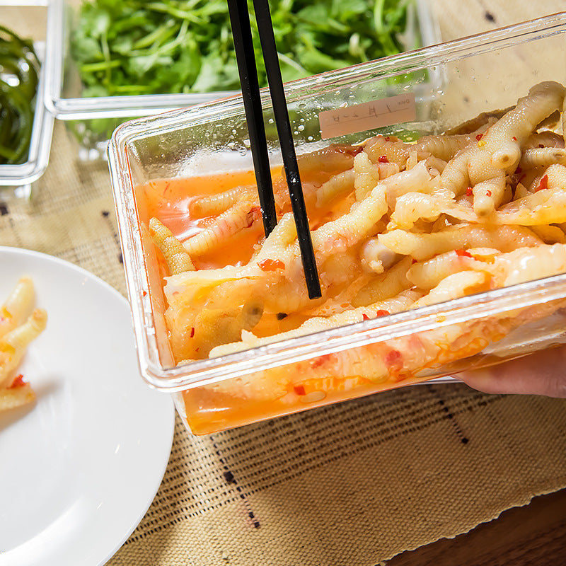 Food Grade Storage Box With Lid – Microwave Safe Square Container