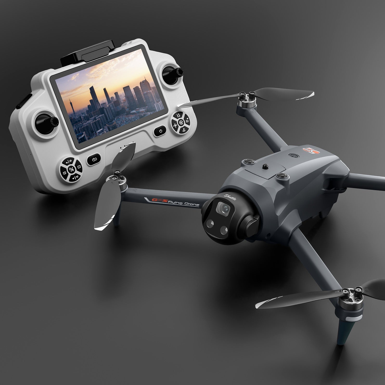 GPS Smart Positioning Drone with Dual Cameras – Alloy RC Aerial Photography