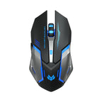 Wireless Silent Ergonomic Gaming Mouse | 2.4GHz, 1600 DPI, 6 Button, USB | HOORIVA