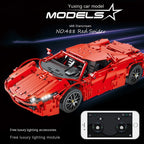 Red Spider Sports Car Building Block Toy – 2083pcs APP & Remote Control Electric RC Set