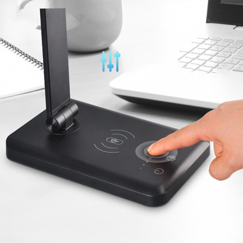 TX13 LED Desk Lamp | 10W Wireless Charging Base | 5 Colour Temperatures | 460LM | EU/UK/US Plug
