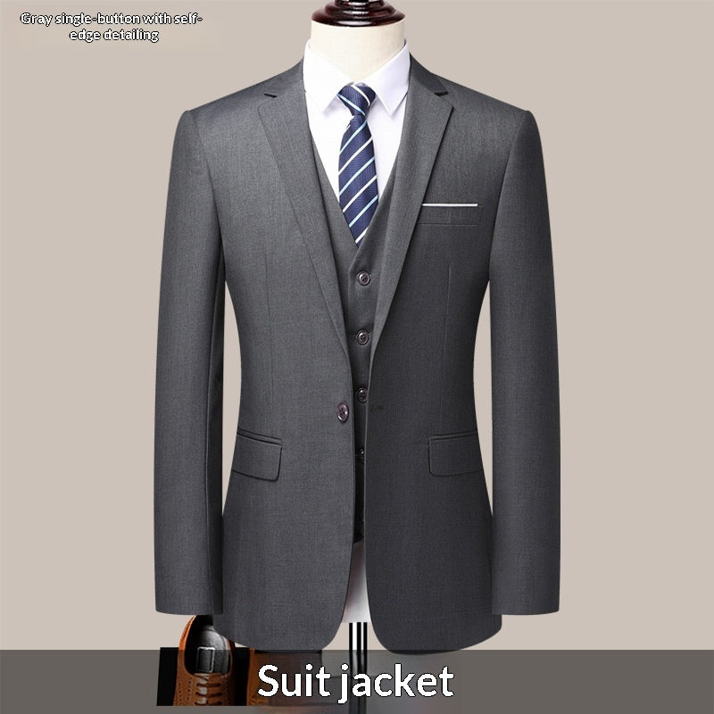 Men's Formal Suit Trousers | Polyester Dress Pants, S–6XL, 5 Colours | HOORIVA