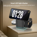 3-in-1 Magnetic Wireless Charging Stand | 180° Rotating Phone Charger