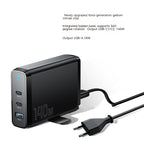 140W GaN Charger – 3-Port USB-C & USB-A Fast Charging for Laptops, Phones & Tablets