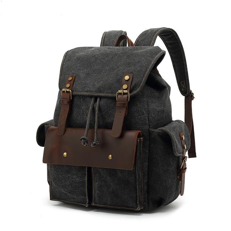 Retro Wear Resistant Canvas Backpack