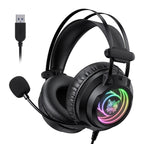 Gaming Headphones with Surround Sound & Mic – USB & Type-C Eagle Eye Design