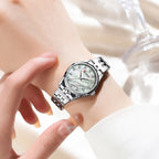 Women's Rhinestone Ultra-Thin Shell Face Watch | Casual Elegant Wristwatch in 6 Pastel Colourways