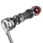 Carved All-metal D05 Subwoofer Universal Mobile Earphone