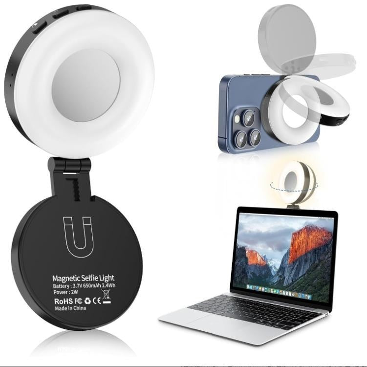 Magnetic Ring Light For Selfie Photography Portable Beauty Lighting
