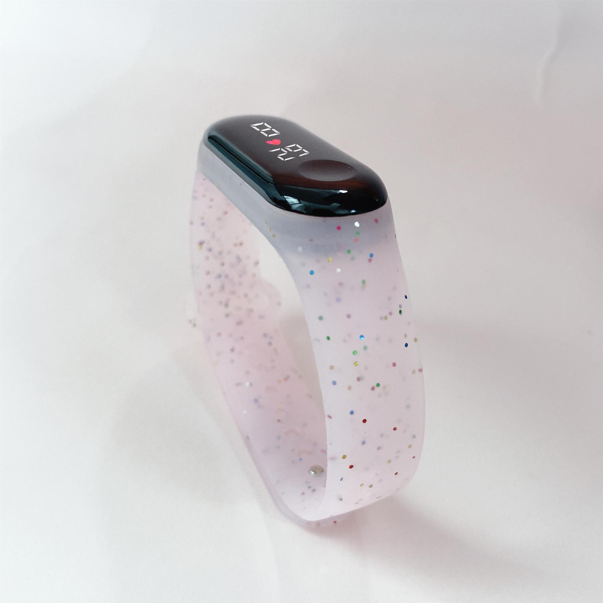 Kids Digital Silicone Watch – 50m Waterproof, Touch Screen, 7 Colours