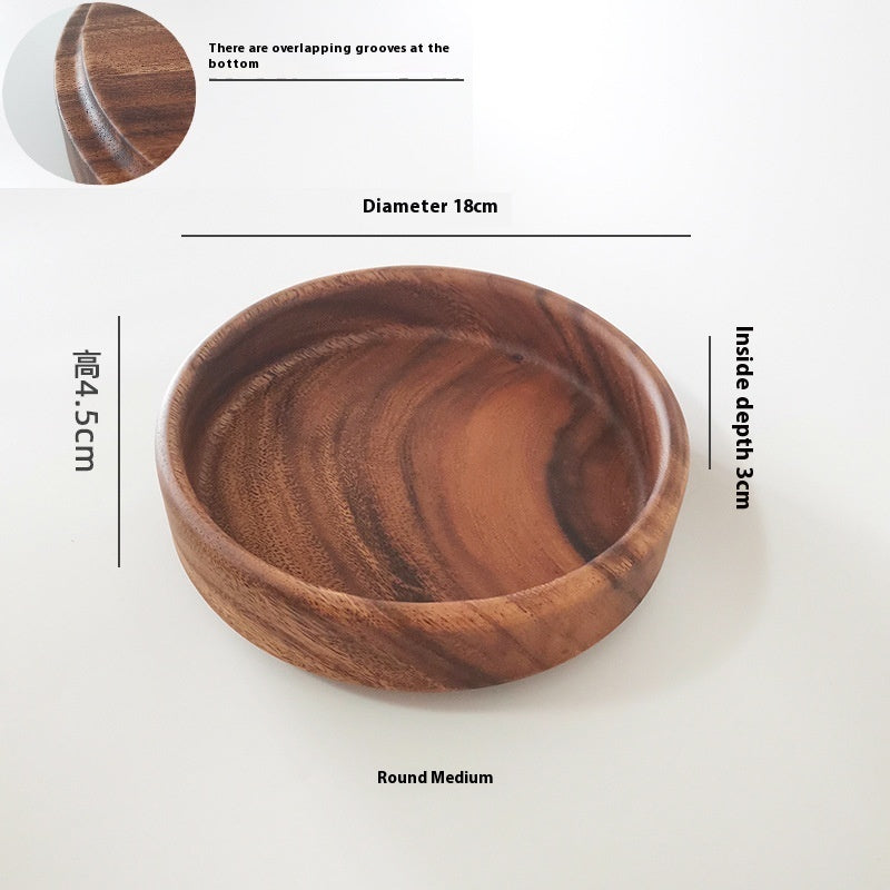 Walnut Wooden Serving Tray | Fruit & Storage Tray – Multiple Sizes