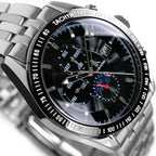 Men's Mechanical Watch | Transparent Case Back, Luminous, Calendar, 43mm Dial