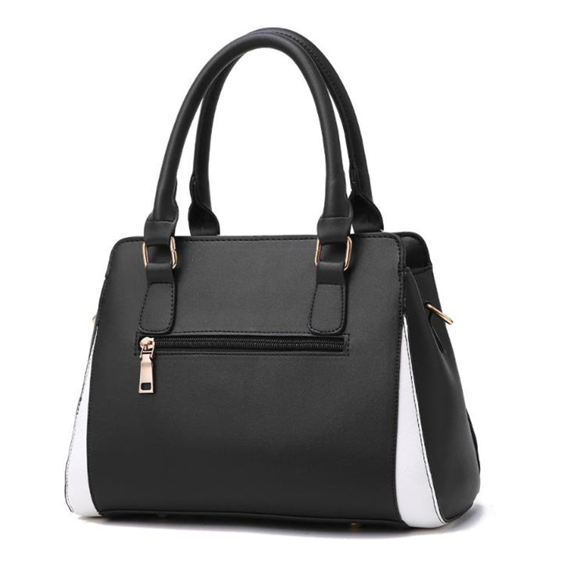 Women's Large PU Leather Shoulder Bag – Spacious Tote Handbag with Zipper