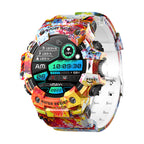 Outdoor Sport Smart Watch – IP68 Waterproof | Heart Rate Monitor & Camouflage Design