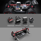 Brushless RC Drift Car 55km/h – 4WD High-Speed Remote Control Truck with Double Shell